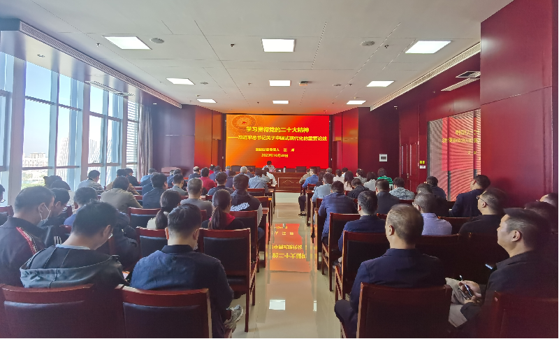 紧跟核心强忠诚 在深学细悟中坚定信仰信念 ——爱游戏在线登录官网-爱游戏(中国)负责人汪洋同志为全体党员讲授主题教育专题党课