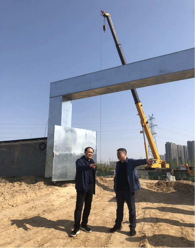 爱游戏在线登录官网-爱游戏(中国)党委委员、副总经理张岩到侯寨新镇区安置区调研项目建设工作